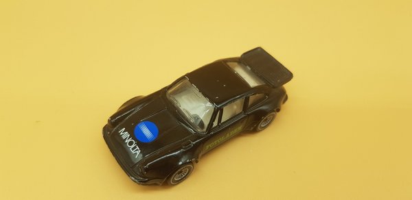 Siku Porsche 911 Turbo Werbemodell Minolta Fotoladen selten! Siku 1059